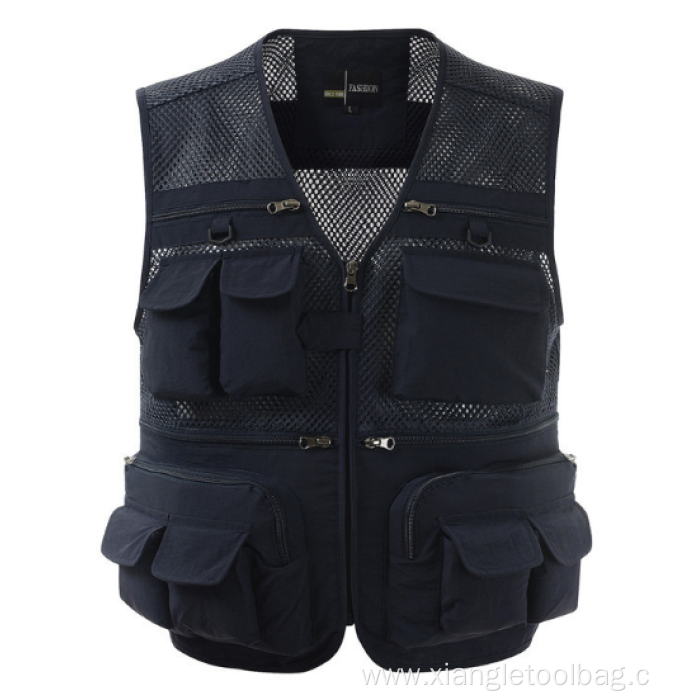 Heavy-Duty Tool Vest for Carpenters Electricians Builders